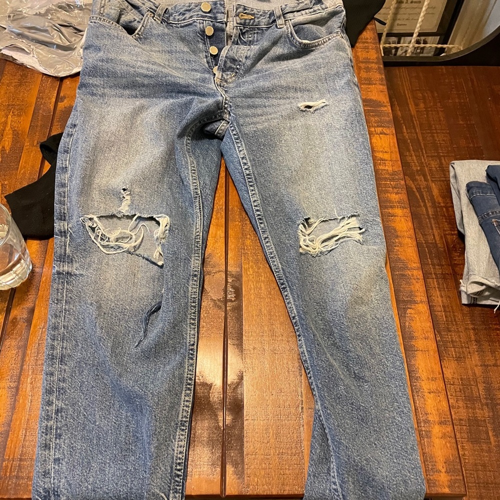 H&M ripped jeans